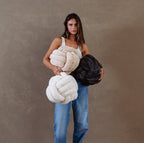 Knotty Pillow Charcoal